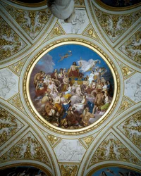 Olimpo, Soffitto della Sala dell